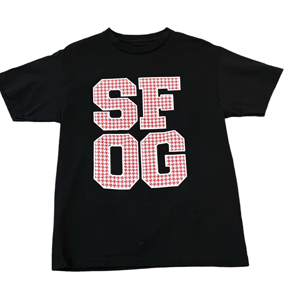 SAN FRANCISCO OG Tshirt black red white size large.